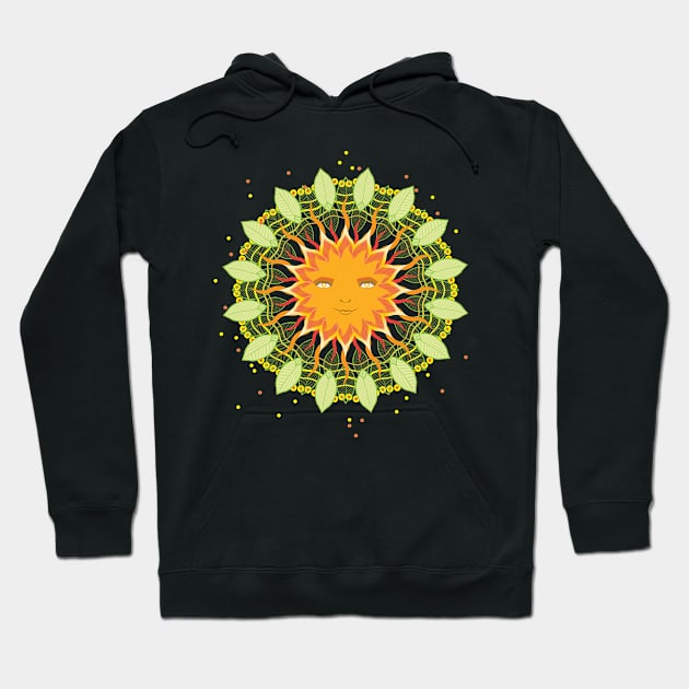 Summer Solstice Mandala Hoodie by emma17